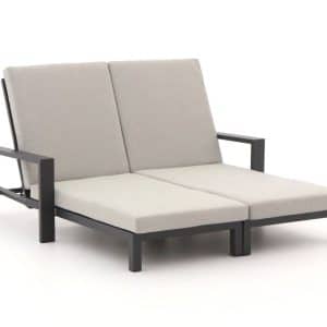 Bellagio Vezzano Gartenliegen-Set 2-teilig mit Rad