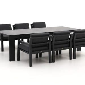 Bellagio Vinadio 255 cm Low Dining Gartenmöbel-Set 7-teilig