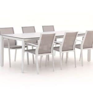 Bernstein Amberg/Veneto 220 cm Gartenmöbel-Set 7-teilig stapelbar