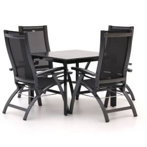 Hartman Primo/Sestino 90 cm Gartenmöbel-Set 5-Teilig verstelbaar