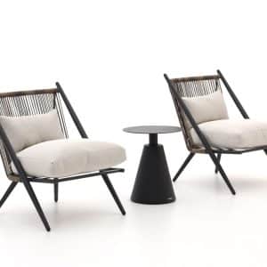 Intenso Brittoli/Tusa ø 42 cm lounge Balkon-Set 3-delig