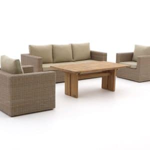 Intenso Carpino/ROUGH-L Gartentisch Lounge-Set 4-teilig
