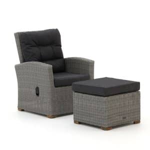 Intenso Mazzano Gartensessel verstellbar mit Hocker