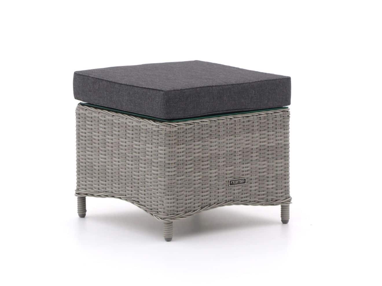Intenso Milano Beistelltisch Outdoor/Gartenhocker 53x53x37 cm