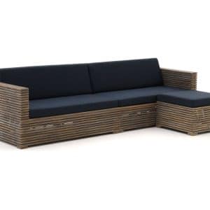 ROUGH-C Chaiselongue Lounge-Set 3-teilig