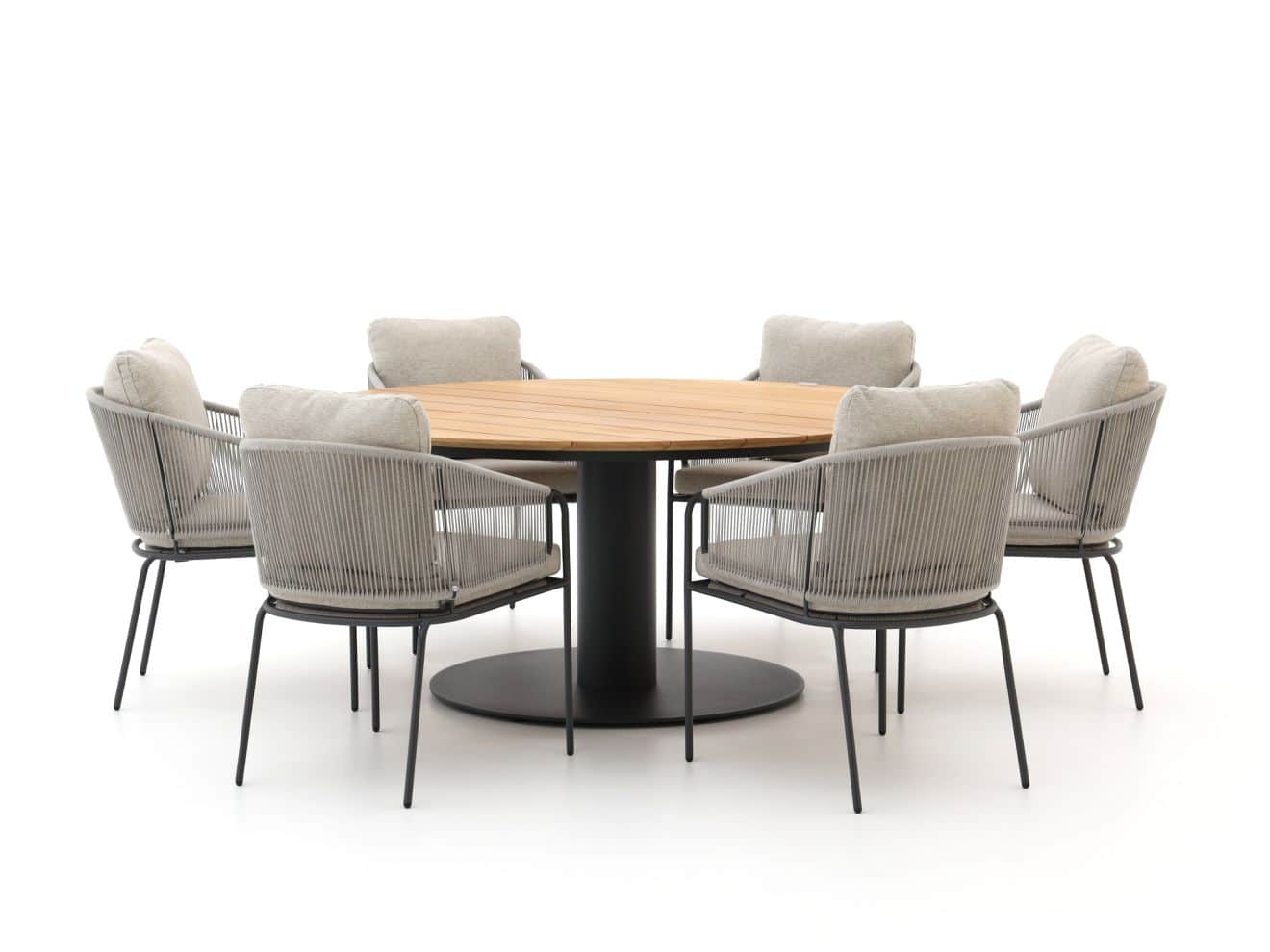 SUNS Revello/Grado ø 170 cm Gartenmöbel-Set 7-teilig