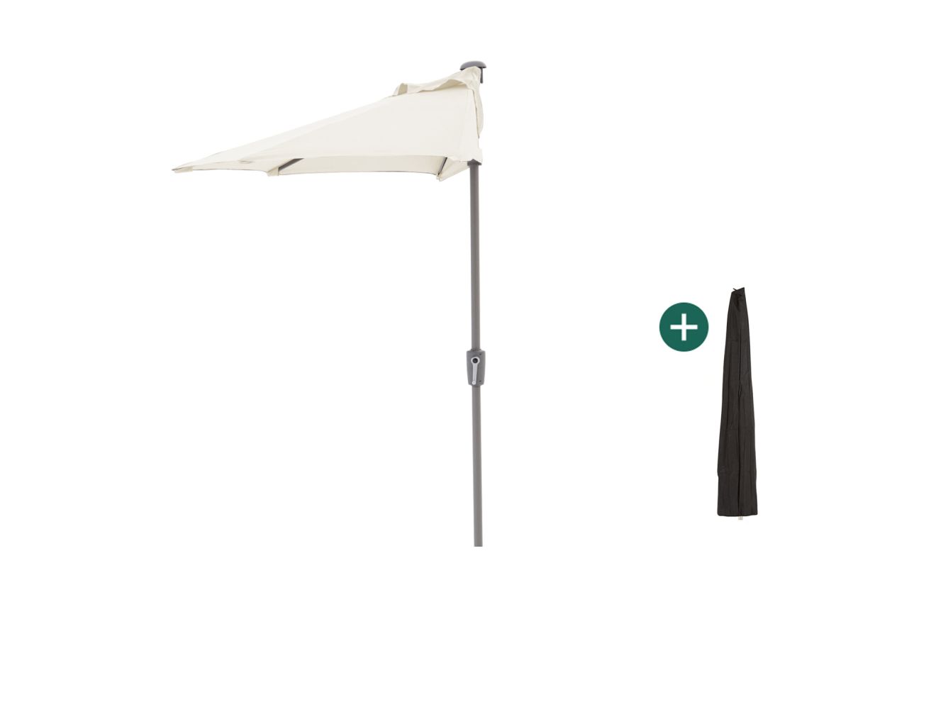 Shadowline balkon-Sonnenschirm 255x135 cm