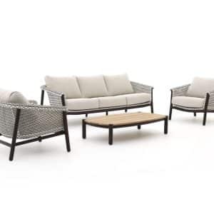 Zavelli Cuore Sessel-Sofa Lounge-Set 4-teilig 5-Sitzer