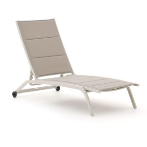 Bellagio Albacina Gartenliege mit Rollen stapelbar