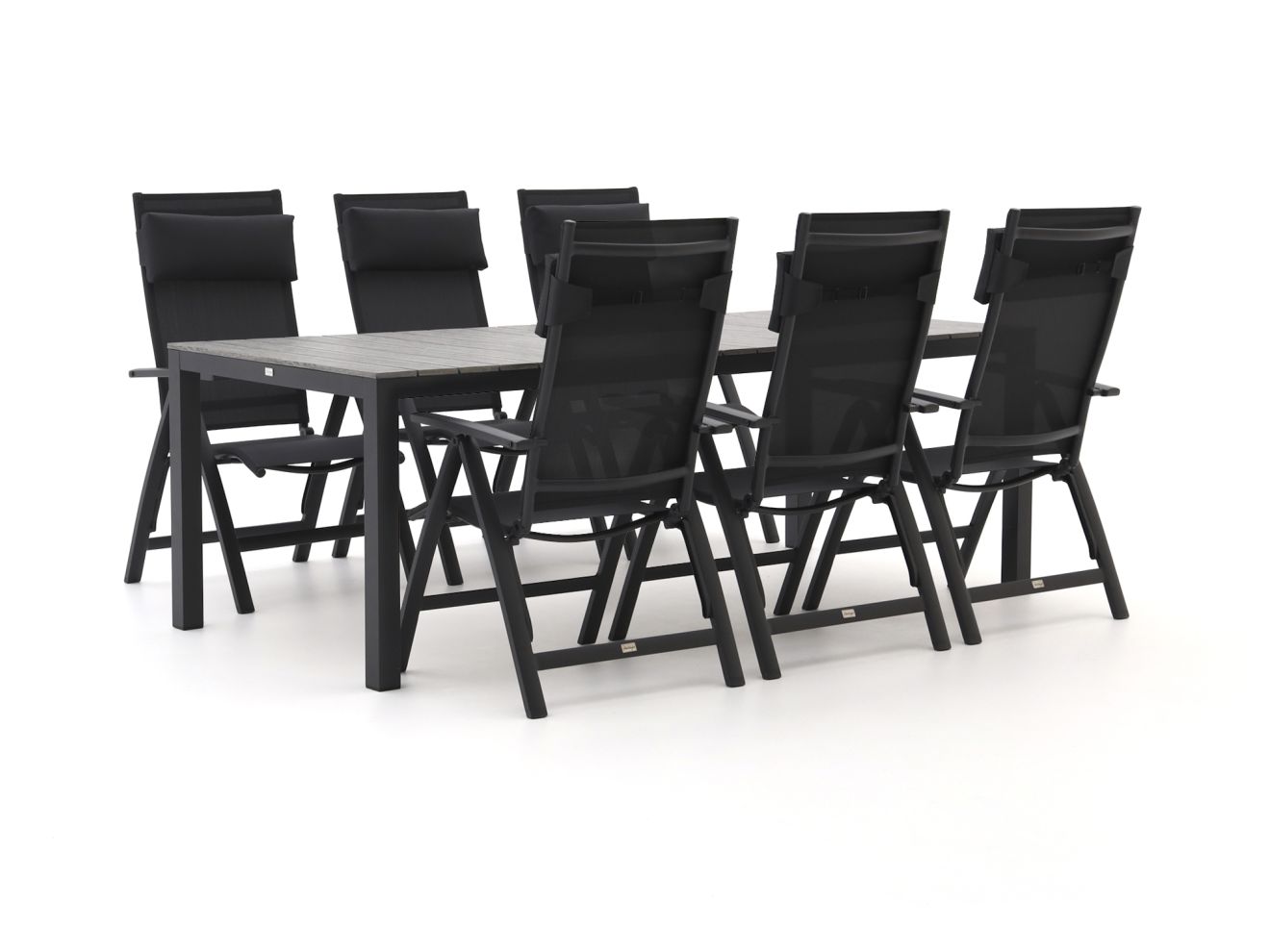 Bellagio Avenza/Fidenza 220 cm Gartenmöbel-Set 7-teilig verstellbar