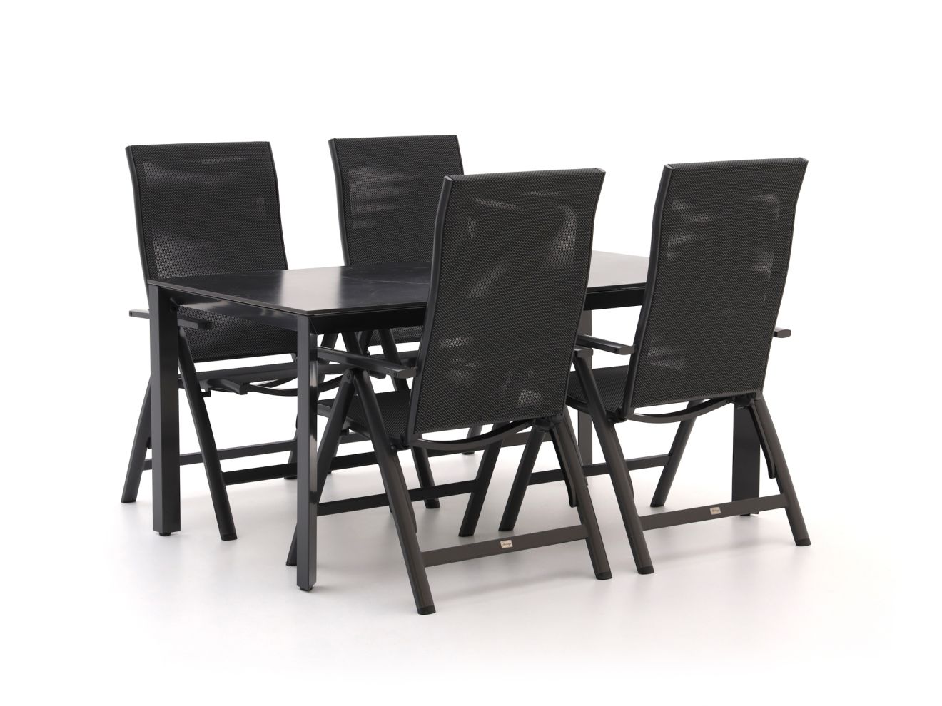 Bellagio Avio/Sestino 160 cm Gartenmöbel-Set 5-Teilig verstelbaar