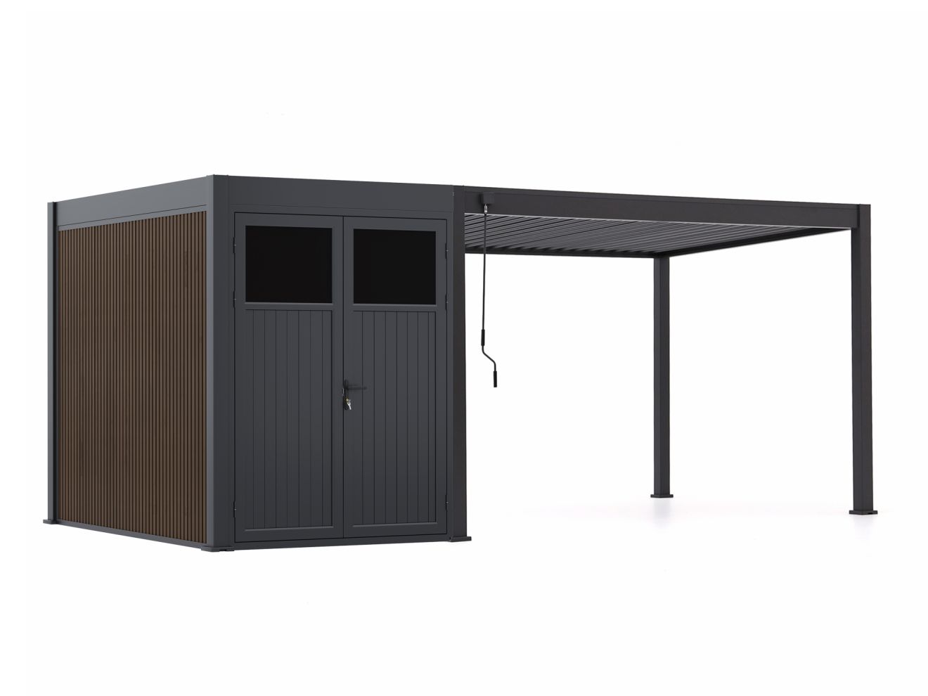 Cedrino Pergola 400x300x255 cm inkl. Stauraum 300x200 cm