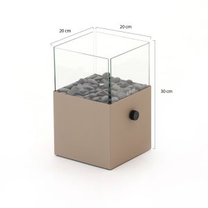 Cosiscoop Square Tischkamin 20x20 cm (h: 30 cm)