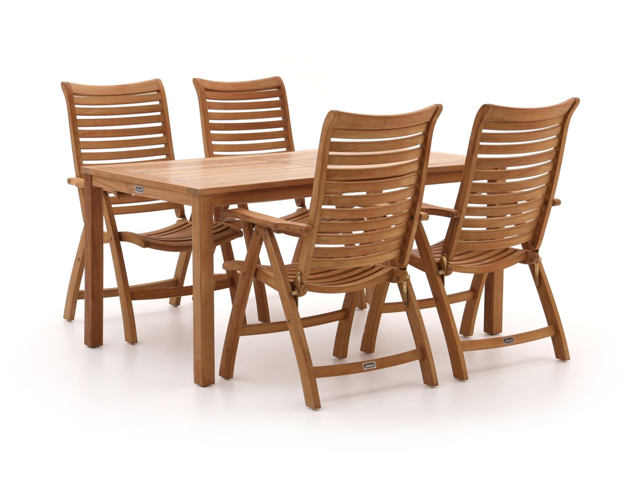 Sunyard Corby/Liverpool 160 cm Gartenmöbel-Set 5-teilig verstelbar