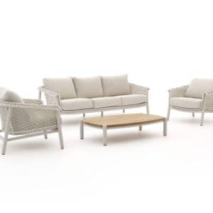 Zavelli Cuore Sessel-Sofa Lounge-Set 4-teilig 5-Sitzer