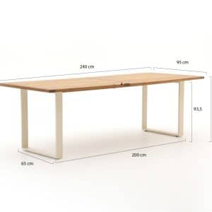 Apple Bee Condor Gartentisch 240x95x75 cm