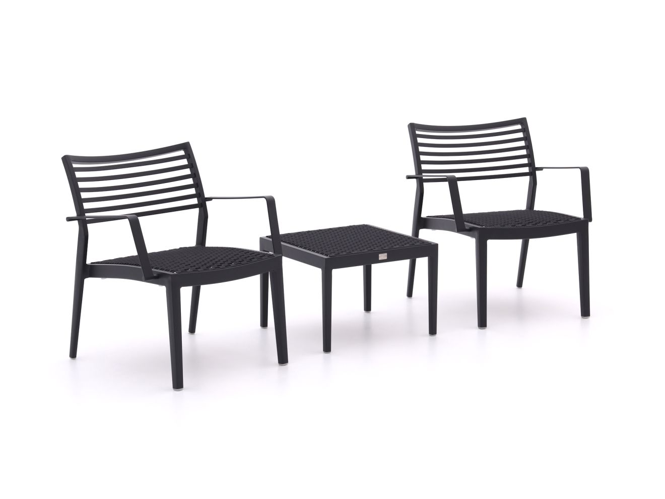 Apple Bee Fiji Balkonmöbel-Set Lounge 3-teilig stapelbar