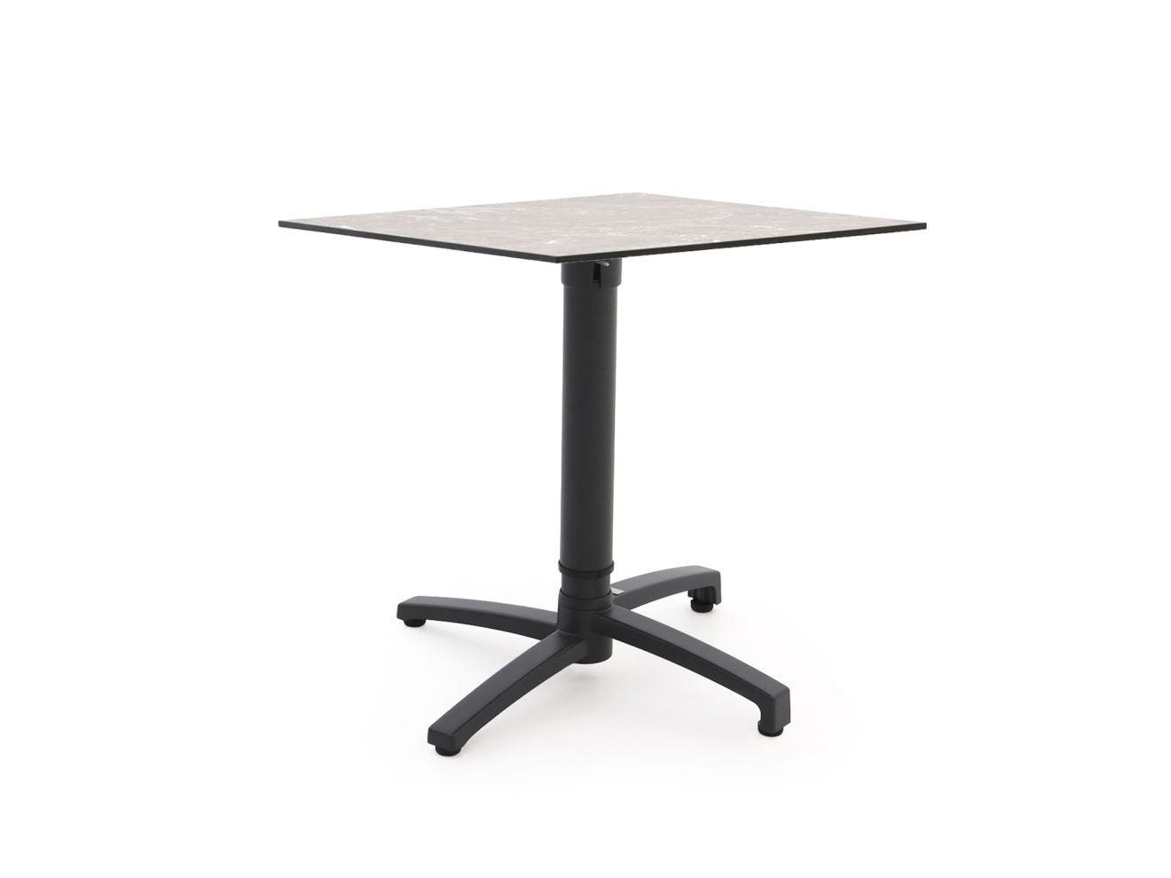 Bellagio Canzo Gartentisch klappbar 70x70x73/109 cm verstellbar