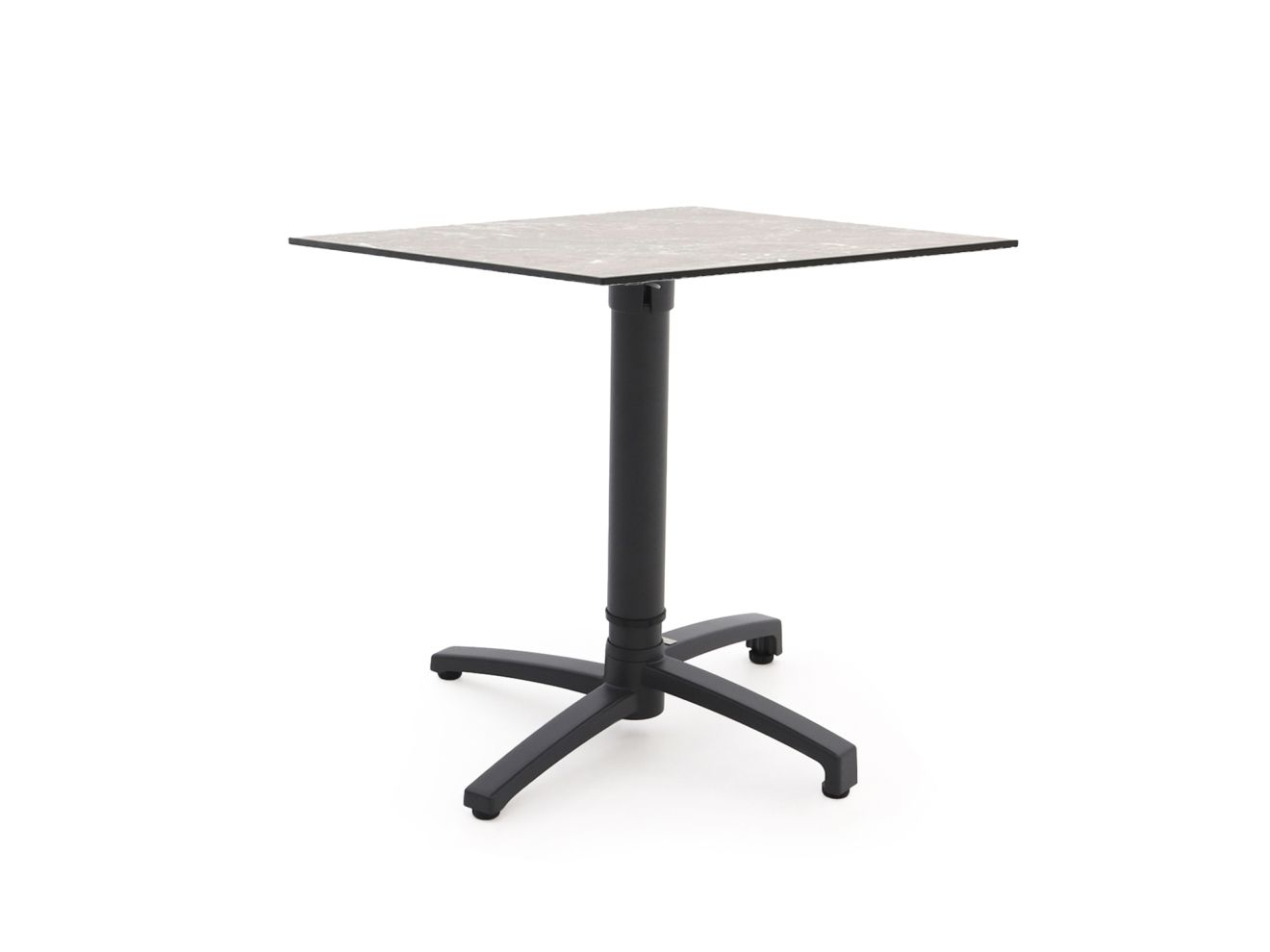 Bellagio Canzo Gartentisch klappbar 80x80x73/109 cm verstellbar