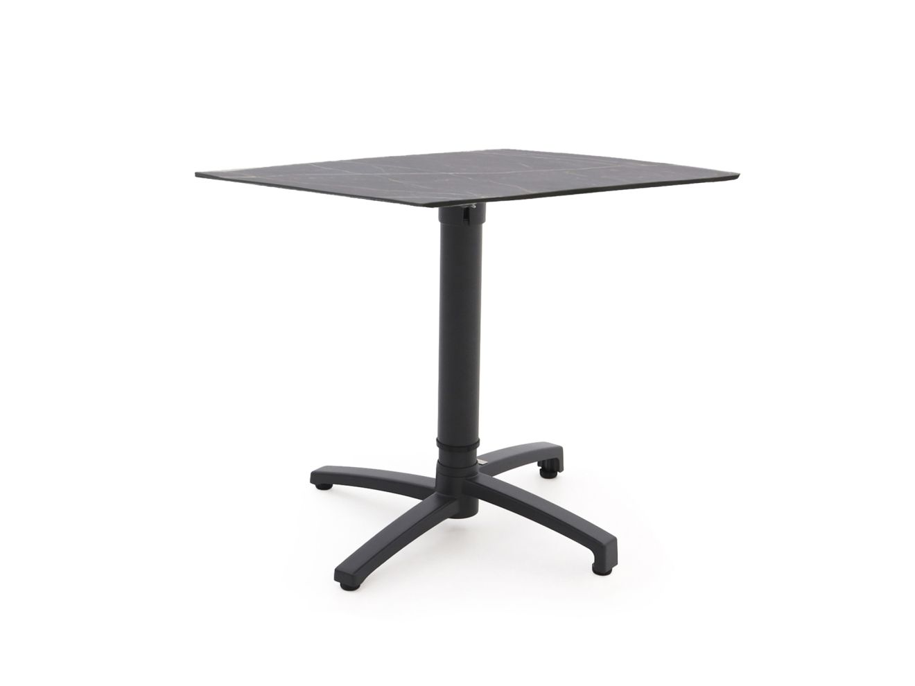 Bellagio Canzo Gartentisch klappbar 80x80x73/109 cm verstellbar