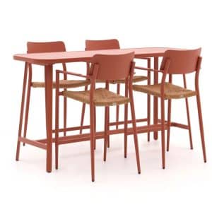 Bellagio Cino 175 cm Gartenbar-Set 5-teilig stapelbar