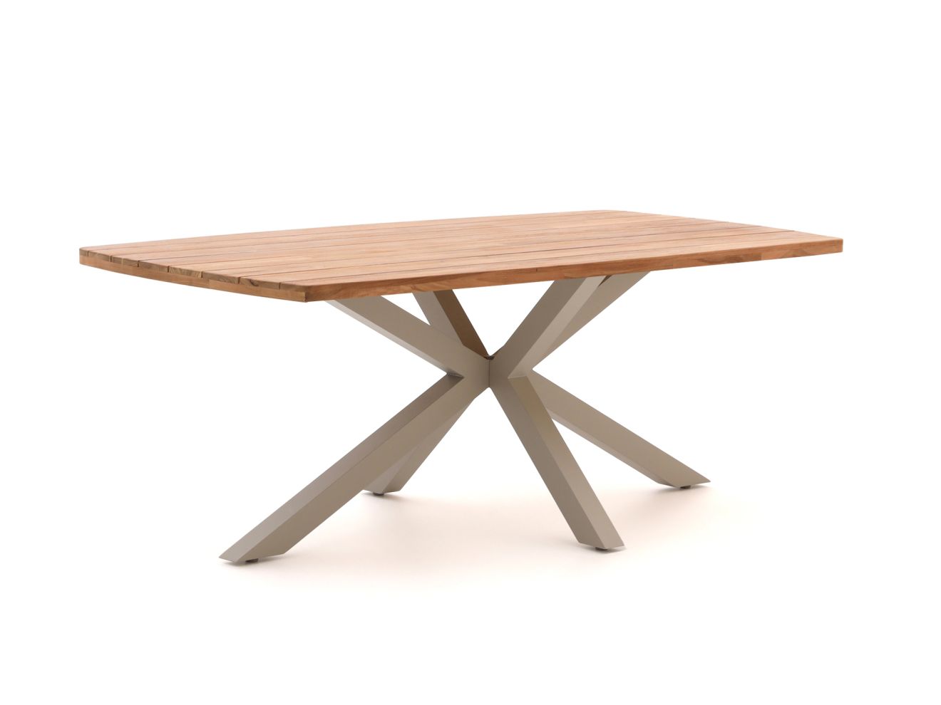 Bellagio Induno Dänisch oval Gartentisch 220x110 cm