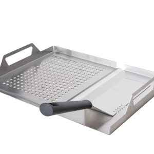 Boretti Grill 2-in-1 Grillplatte mit Spatel 31