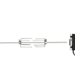 Boretti Grill Drehspieß 9x81x16 cm für Leonardo 2B