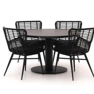 Intenso Asti/La Fonte Ø 120 cm Gartenmöbel-Set 5-teilig