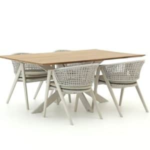 Manifesto Valsecca/Furato 180 cm Gartenmöbel-Set 5-Teilig