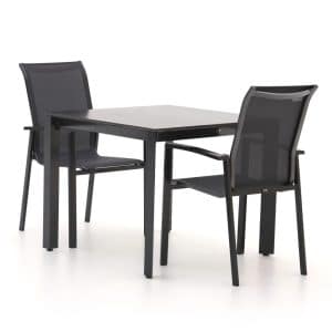 R&S Design Centallo/Sestino 90 cm Gartenmöbel-Set 3-teilig stapelbar