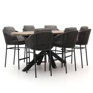 SUNS Nappa/ROUGH-Y Ellips 240 cm Gartenbar-Set 7-teilig