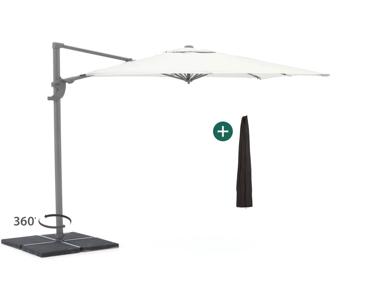 Shadowline Francisco Ampelschirm 260x260 cm