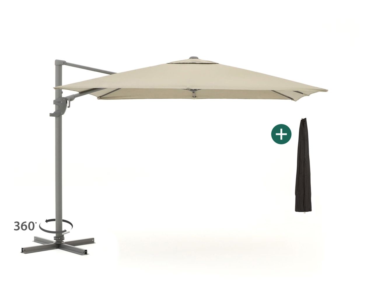 Shadowline Francisco Ampelschirm 300x300 cm