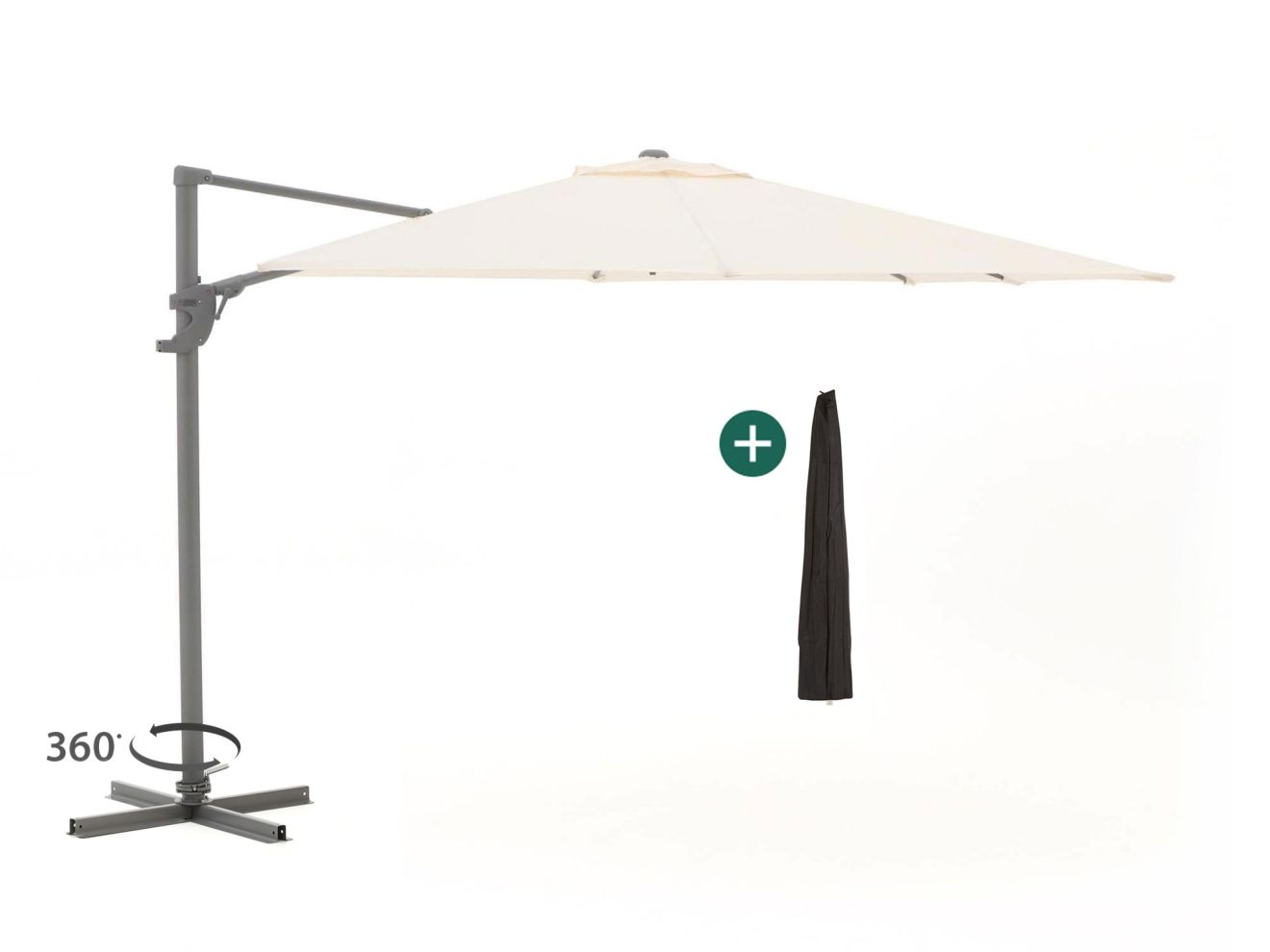 Shadowline Francisco Ampelschirm 300x300 cm