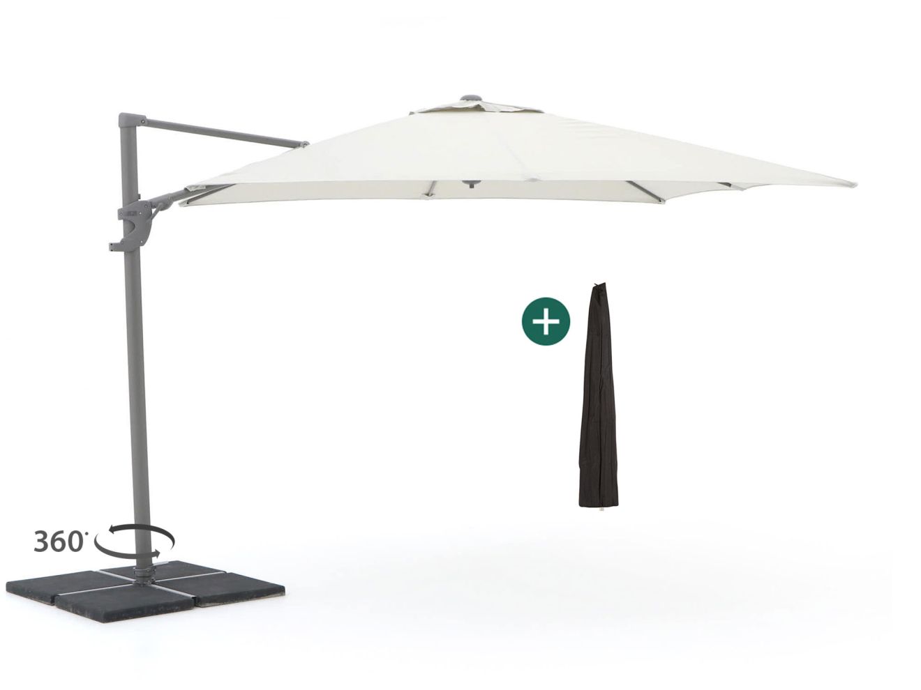 Shadowline Francisco Ampelschirm 300x300 cm