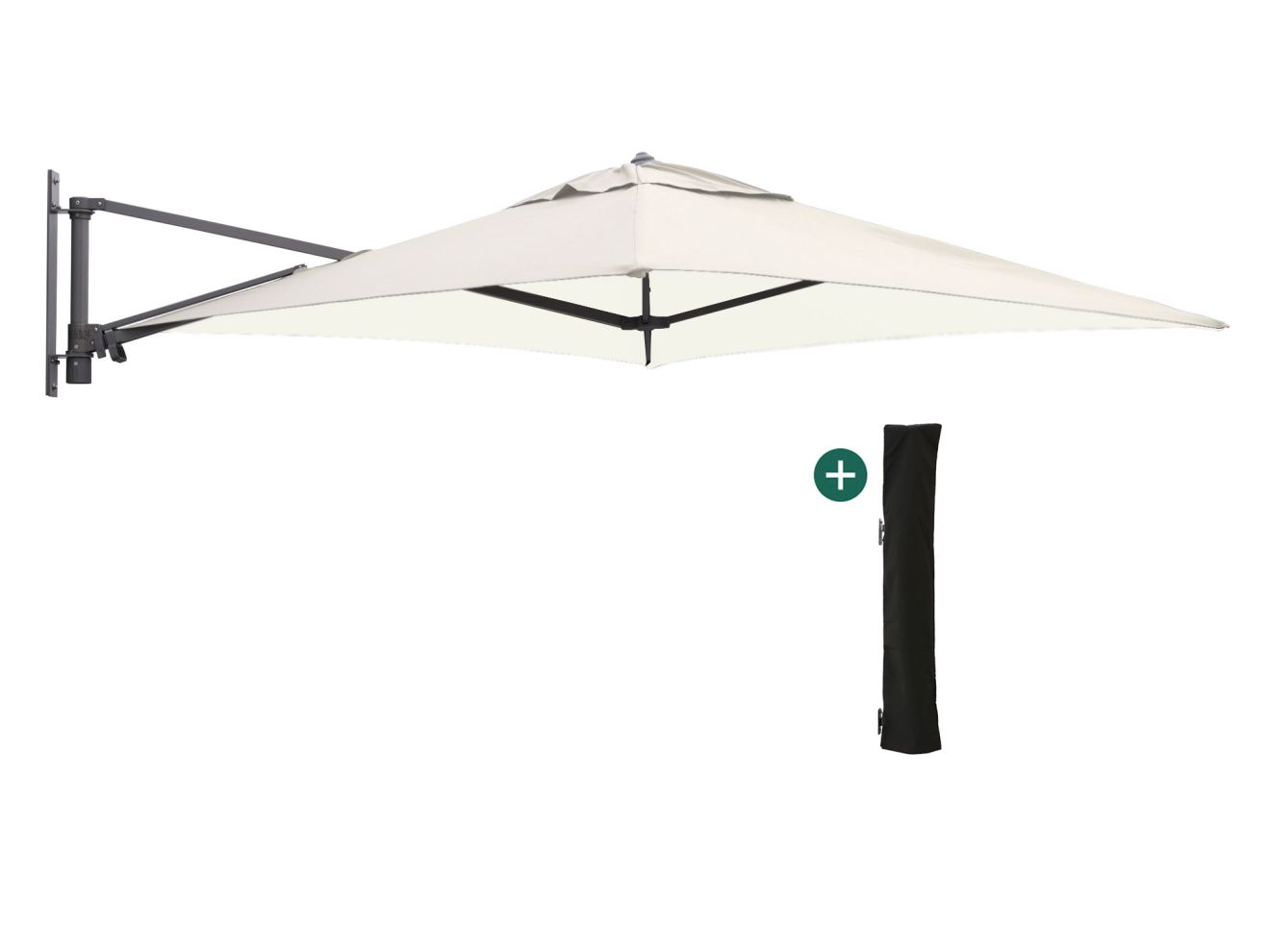 Shadowline Wandsonnenschirm 200x200 cm