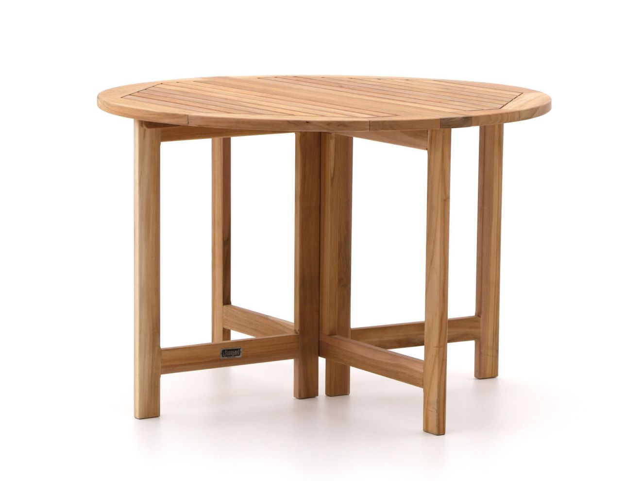 Sunyard Butterfly Gartentisch klappbar ø 110 cm (h: 75 cm)