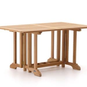 Sunyard Butterfly Teak Klapptisch 150x90x74 cm