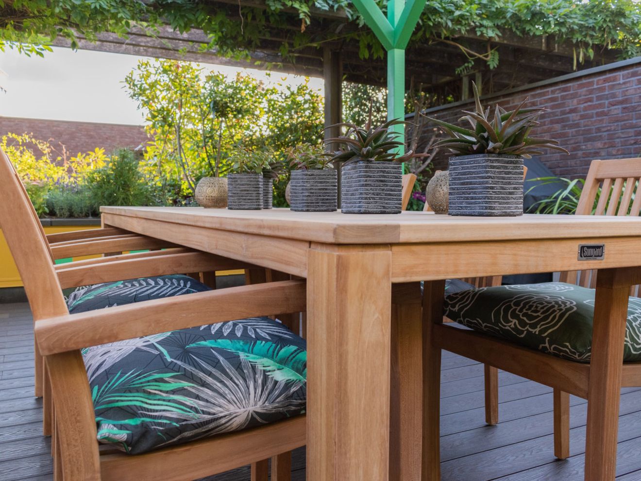 Sunyard Oxford Gartentisch 220x90 cm