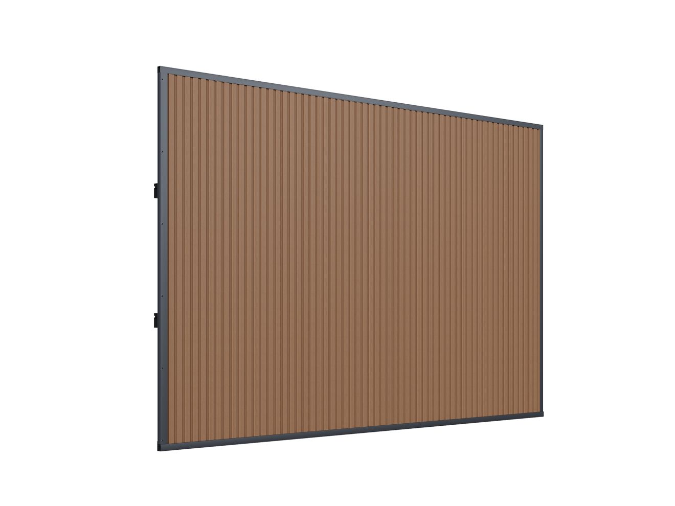 WPC-Wand 360 cm für Cedrino Pergola 400/530x360x255 cm