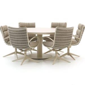 Apple Bee Camp Bay/Melville ø 160 cm Gartenmöbel-Set 7-teilig drehbar