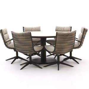 Apple Bee Camp Bay/Melville ø 160 cm Gartenmöbel-Set 7-teilig drehbar