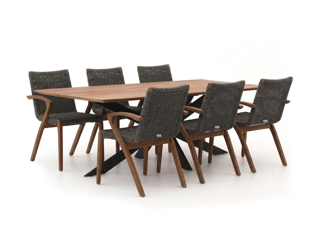 Bellagio Tredozio/Furato 220 cm Gartenmöbel-Set 7-teilig