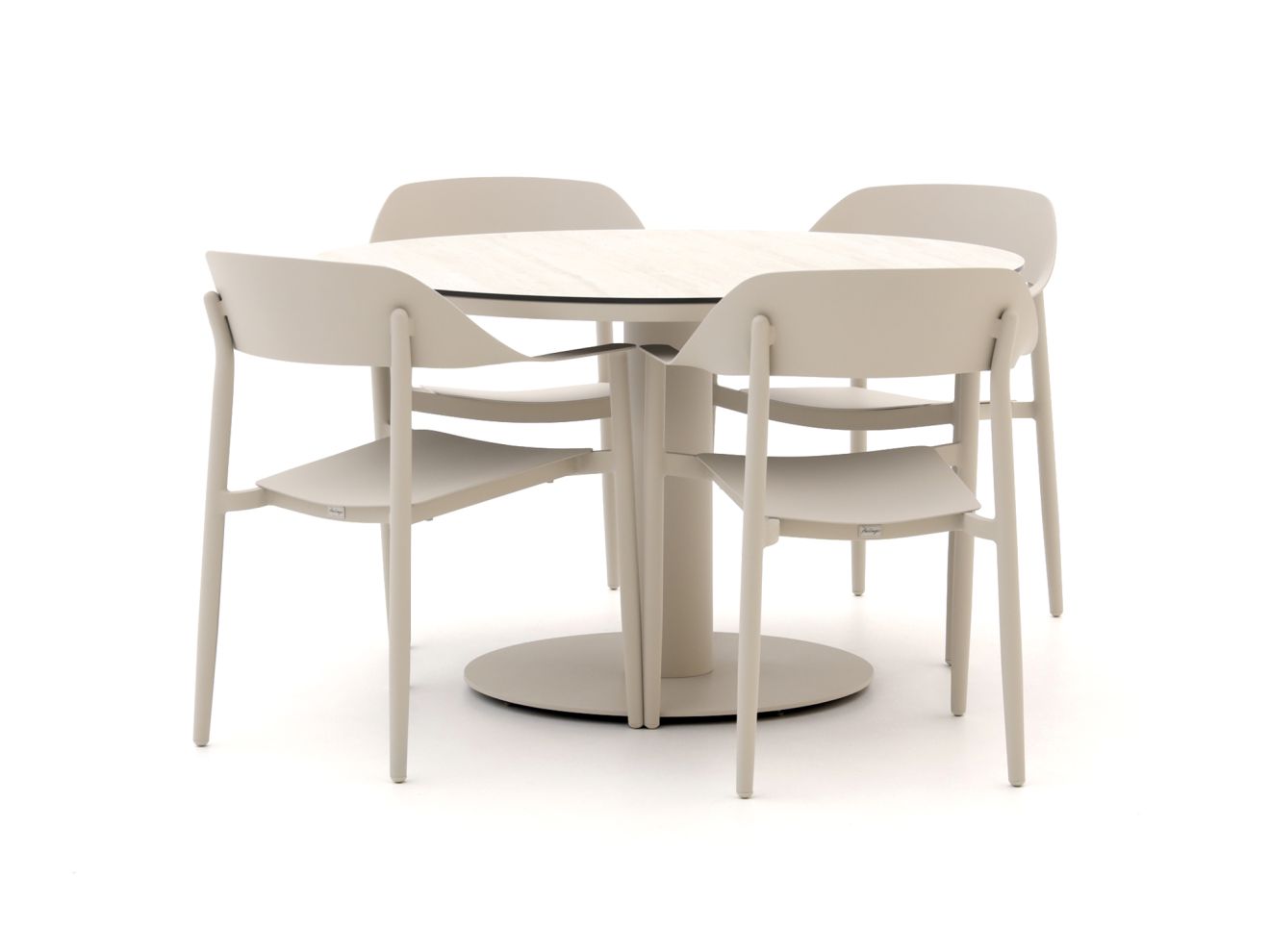 Bellagio Valli/La Fonte ø 120 cm Gartenmöbel-Set 5-teilig