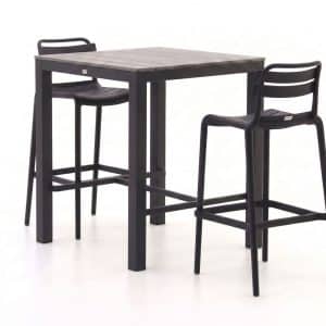 Forza Vico/Fidenza 80 cm Gartenbar-Set 3-teilig