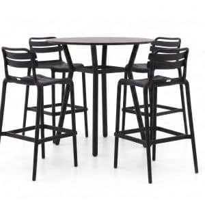Forza Vico/Tritoni ø 110 cm Gartenbar-Set 5-teilig