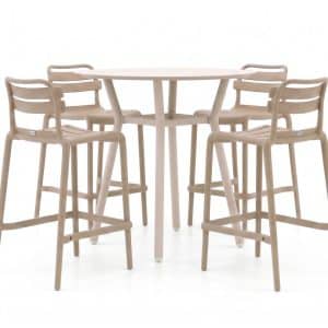 Forza Vico/Tritoni ø 110 cm Gartenbar-Set 5-teilig