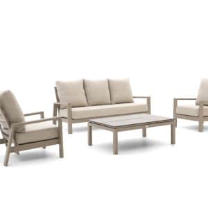 Tierra Outdoor Musone/Flip-Up Sessel-Sofa Lounge-Set 4-teilig 5-Sitzer verstellbar