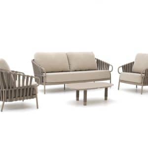 Tierra Outdoor Nuri/Moretti Sessel-Sofa Lounge-Set 4-teilig 5-Sitzer